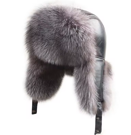 RACCOON AND FOX Leather Cap