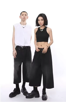 UNISEX Y2K STYLED JORTS