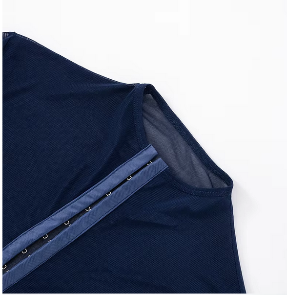 NAVY BODYCON BODYSUIT