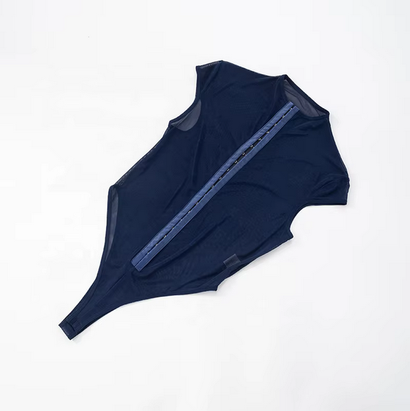 NAVY BODYCON BODYSUIT