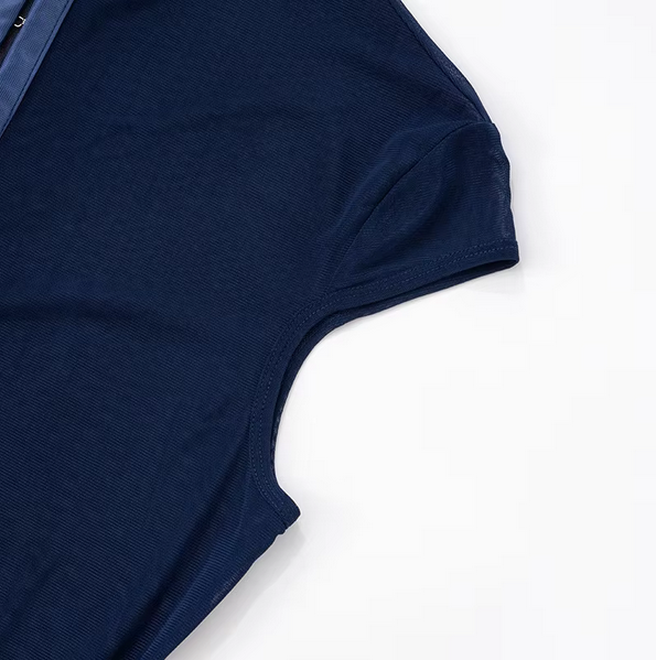 NAVY BODYCON BODYSUIT