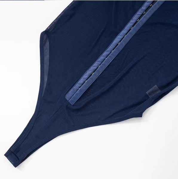 NAVY BODYCON BODYSUIT