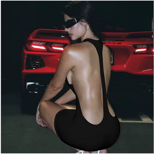 DEEP RACER BACK MIN DRESS