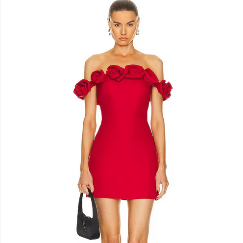 LITTLE RED BODYCON DRESS