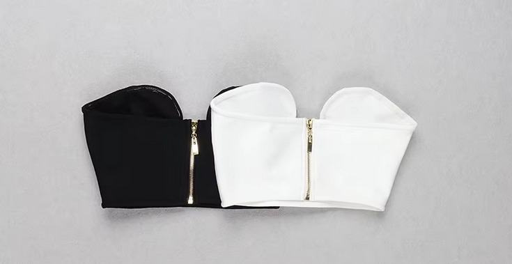 BANDAGED BODYCON BRA TOP