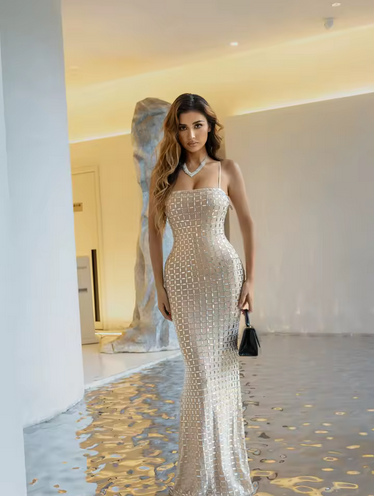 MIRRORED BODYCON DRESS