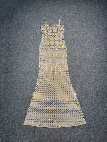 MIRRORED BODYCON DRESS