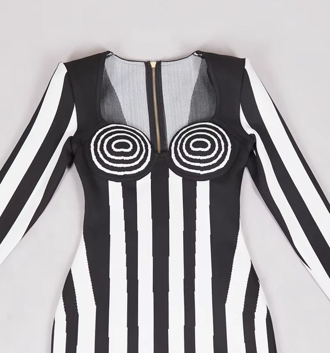 BODYCON ILLUSION DRESS