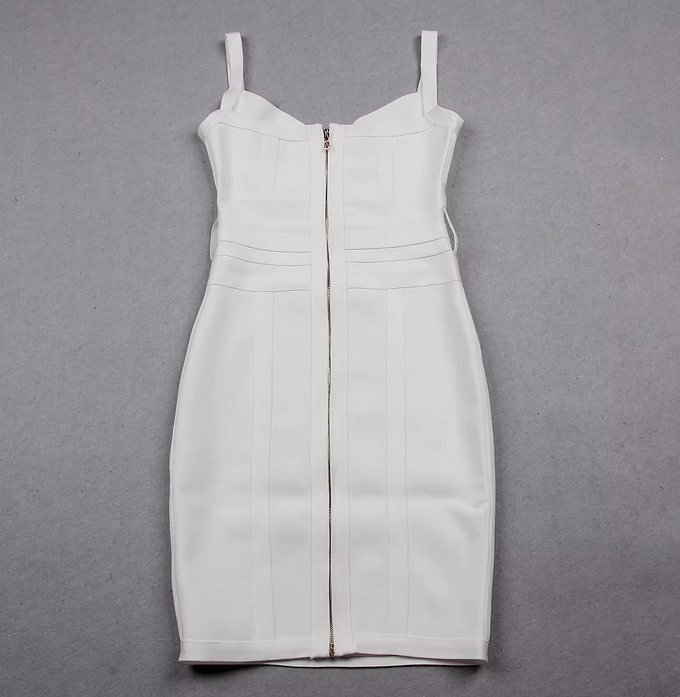 DRAWSTRING BODYCON PARTY DRESS