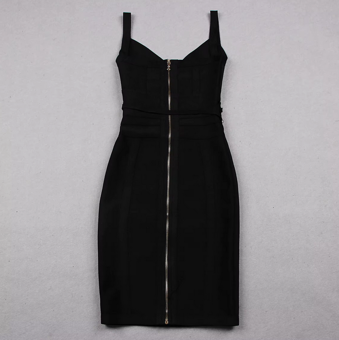 DRAWSTRING BODYCON PARTY DRESS