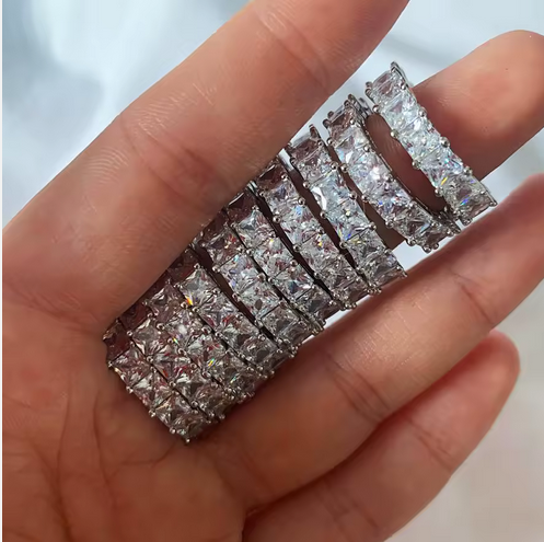 BAGUETTE CHUNKY DIAMOND RING CZ
