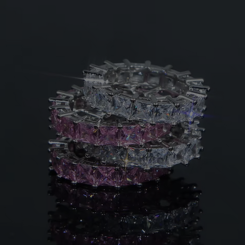 BAGUETTE CHUNKY DIAMOND RING CZ