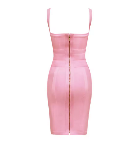 DRAWSTRING BODYCON PARTY DRESS