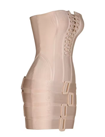 STRAPLESS BANDAGE DRESS