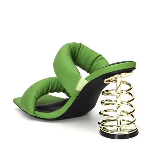 SPRING FORWARD SQUARE TOE HEELS