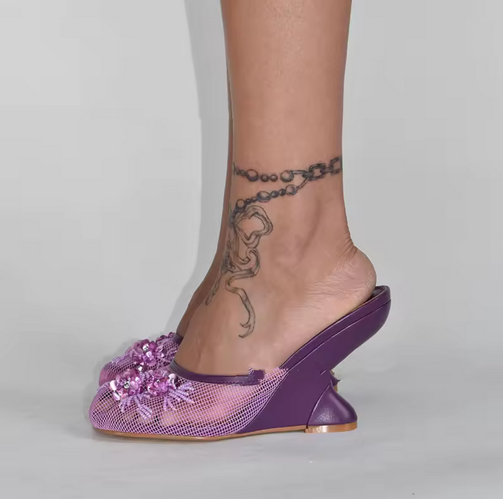 Y2K BANGY CHINESE WEDGE HEEL