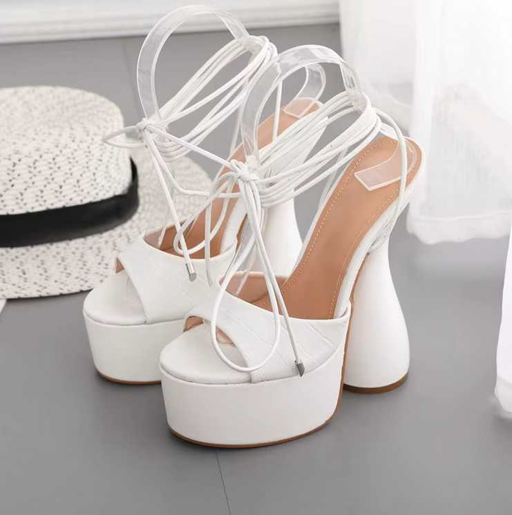 BRAT CODED- STRAPPY PLATFORM HEEL
