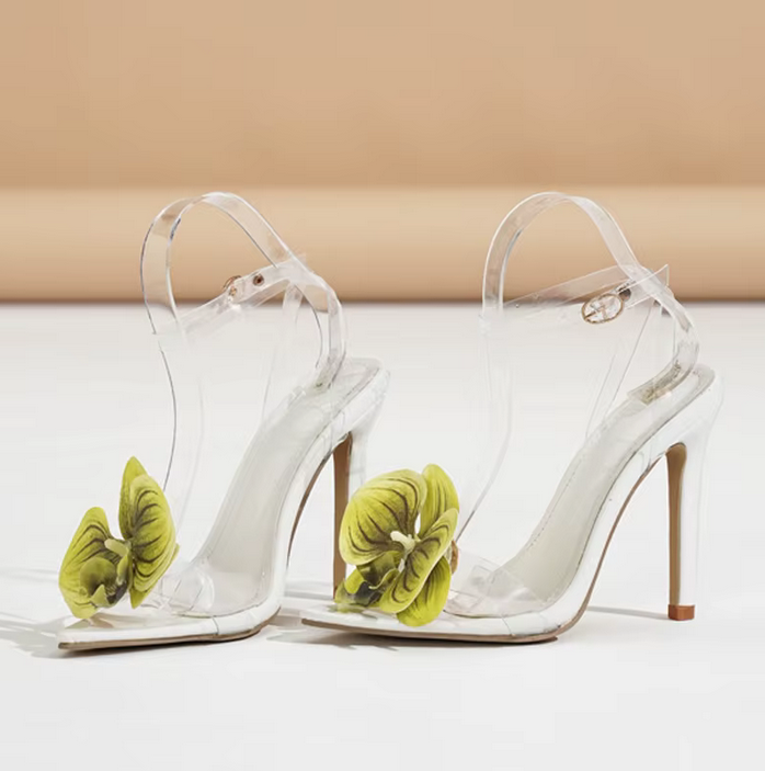 ORCHID DREAMS -STRAPPY HEELS