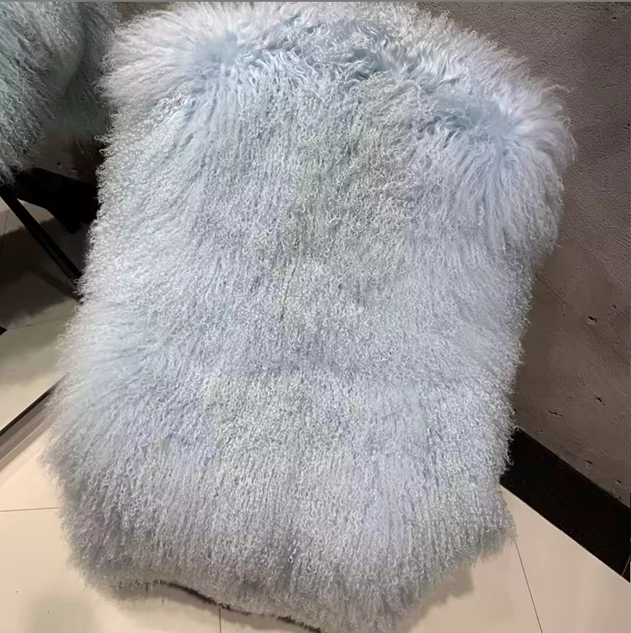 FLOOR LENGTH MONGOLIAN FUR COAT