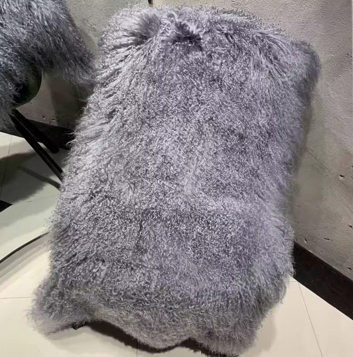 FLOOR LENGTH MONGOLIAN FUR COAT