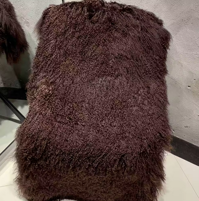 FLOOR LENGTH MONGOLIAN FUR COAT