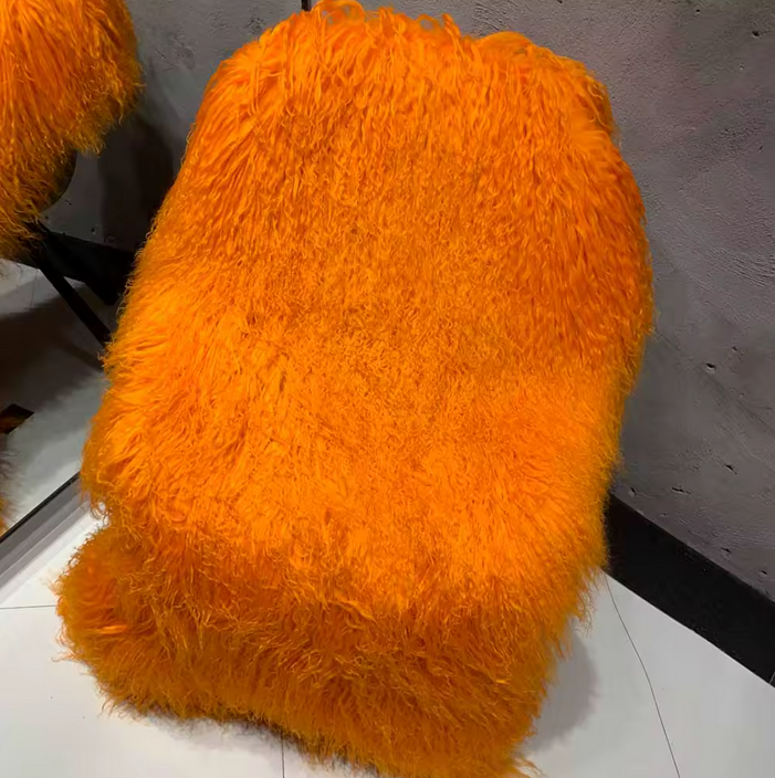 FLOOR LENGTH MONGOLIAN FUR COAT