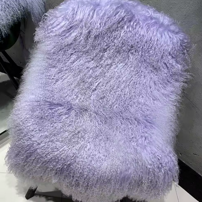 FLOOR LENGTH MONGOLIAN FUR COAT
