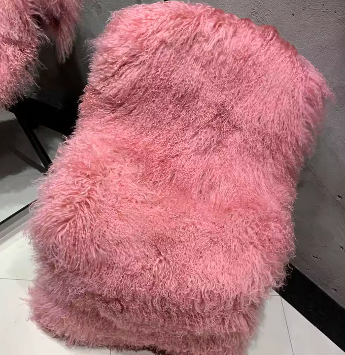 FLOOR LENGTH MONGOLIAN FUR COAT