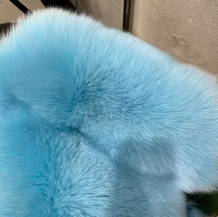 MID LENGTH FOX FUR COAT