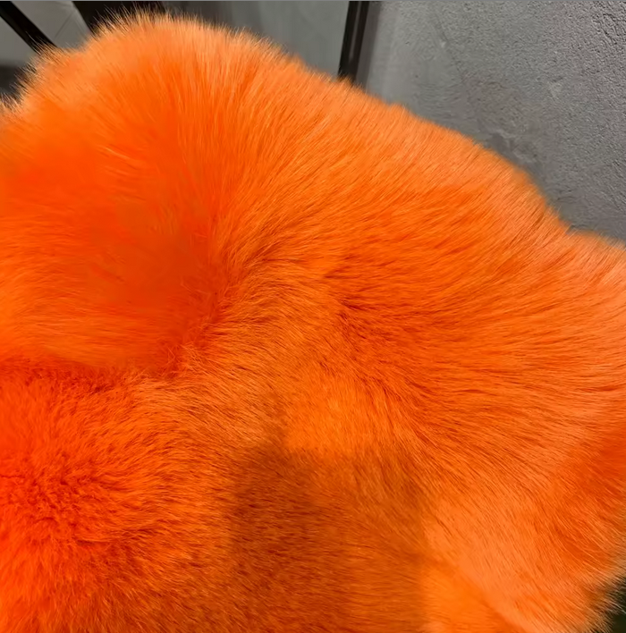 MID LENGTH FOX FUR COAT