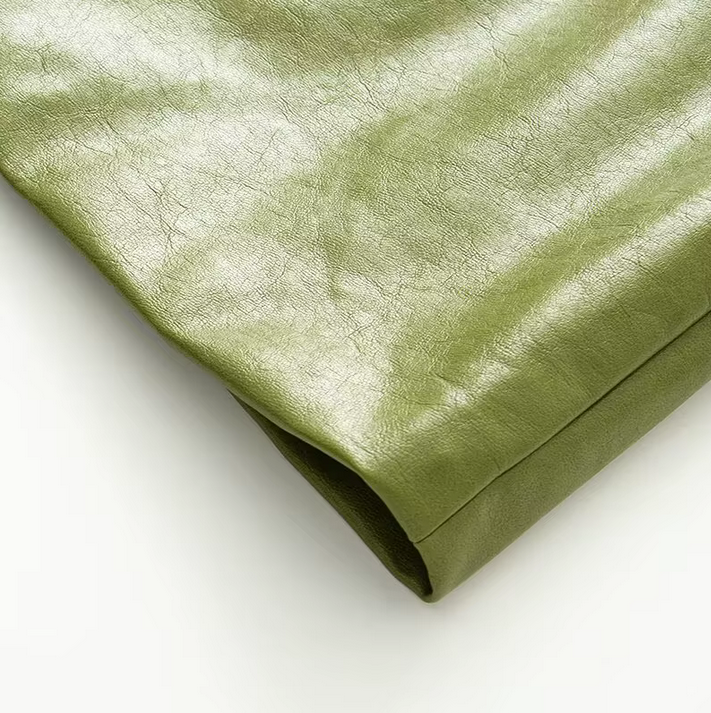 80 STYLE LEATHER MINI DRESS