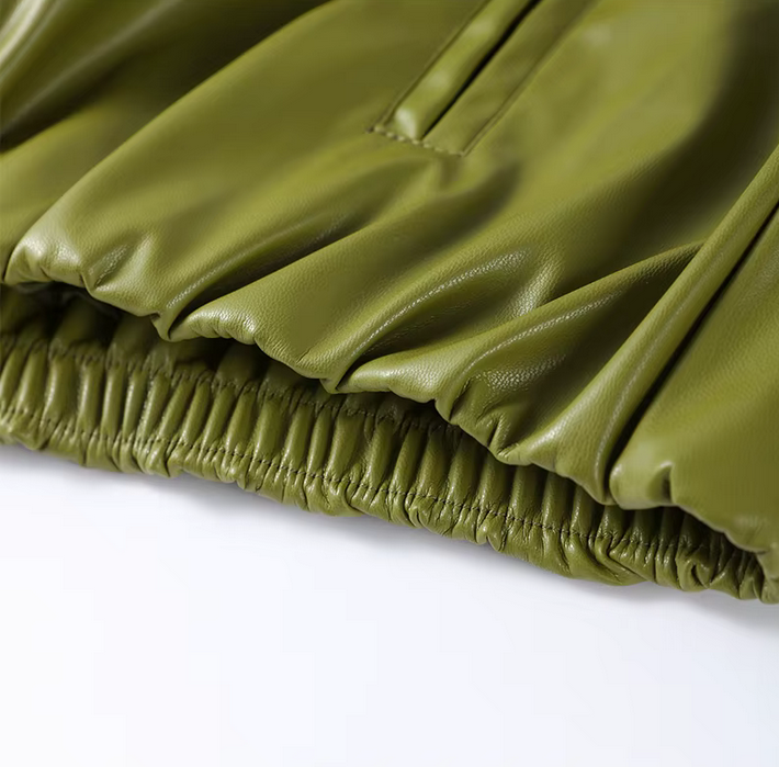 80'S STYLE LEATHER PANTS