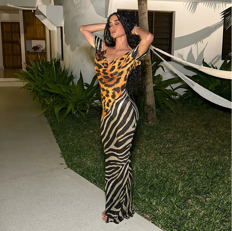 ANIMAL PRINT COVER UP