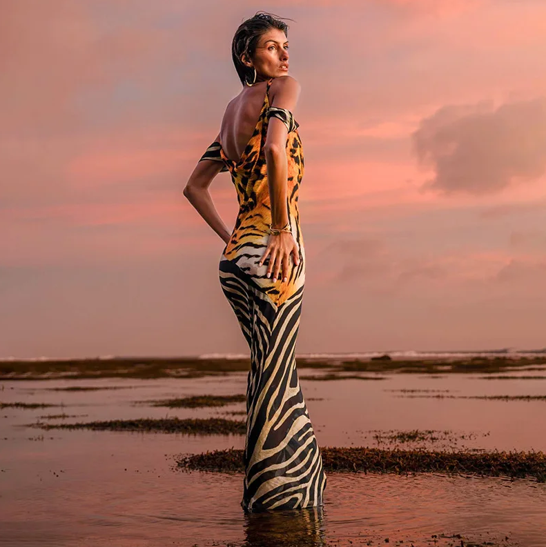 ANIMAL PRINT COVER UP